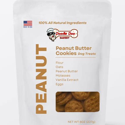 Homemade Dog Treats Peanut Butter Cookies Treat
