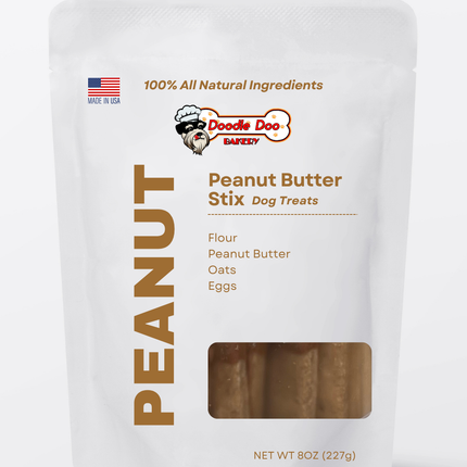 Homemade Dog Treats - Peanut Butter Stix Treat 1/2lb