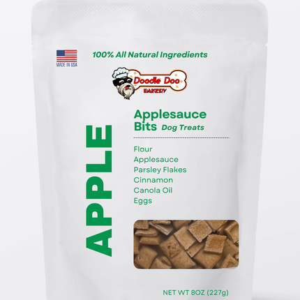 Homemade Dog Treats -🍏 Apple Bits Dog Biscuits 1/2 lb.