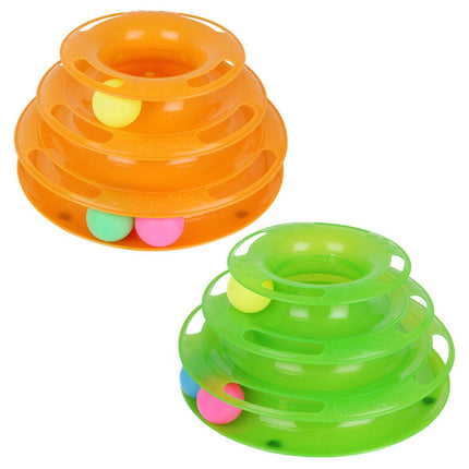 Interactive Cat Ball Disk Toy