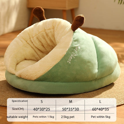 Slippers Shape Pet Warm Pet Bed