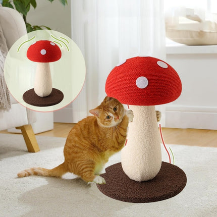 Large Size Cat Scratching Board, 23.6 Inch L Shape Cat Scratching Pad Wall Mounted, Cat Scratching Board With Ball Toy For Indoor Cats To Play