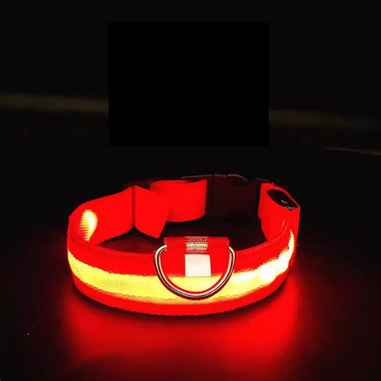 Milou & Lumi LED Glowing Pet Collar - Red