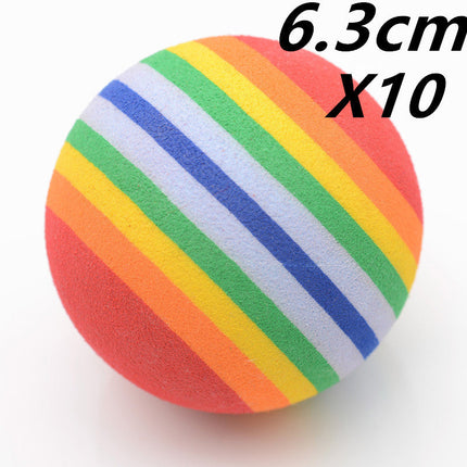 Soft Rainbow Sponge Ball Toy