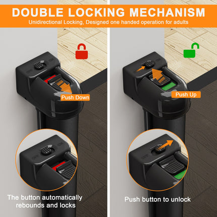 Retractable Baby Gate, Mesh Dog Gate For Doorways, Extends Up To 55  Wide, 33  Tall Child Safety Gate For Doorways, Indoor & Outdoors, Stairs, Hallways, Black Non-EBAY Certified Warehouse