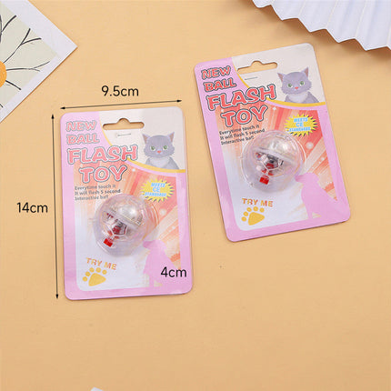 Glowing Transparent Interactive Cat Toy