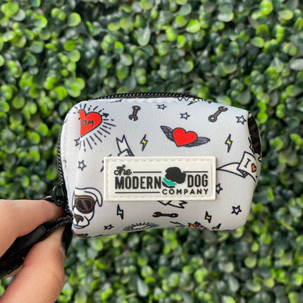 The Modern Dog Company - Bad to the Bone Poop Bag Holder