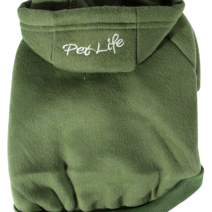 Pet Life ® 'American Classic' Fashion Plush Cotton Hooded Dog Sweater