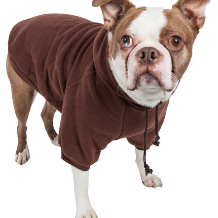 Pet Life ® 'American Classic' Fashion Plush Cotton Hooded Dog Sweater