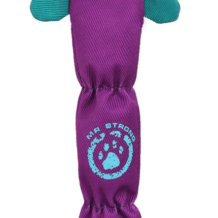 Pet Life ® Animated Extra Long Nylon Squeaker Water-resistant Plush Dog Toy