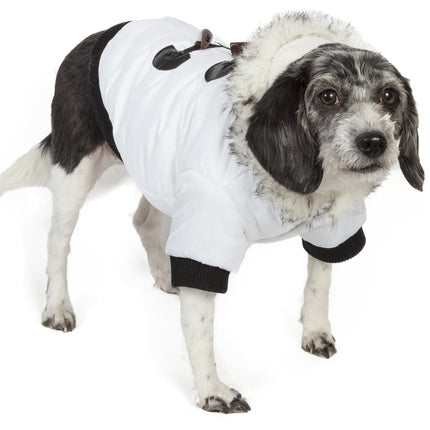 Pet Life ® Aspen Winter-White 3M Insulated Fashion Pet Parka Dog Coat
