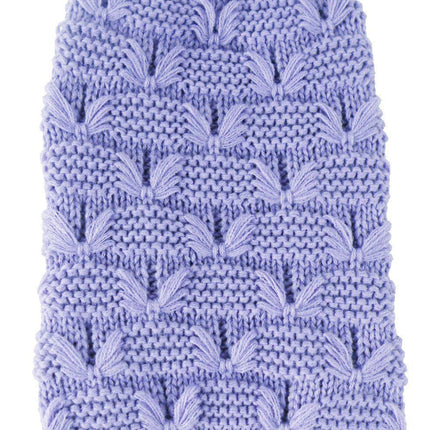 Pet Life ® Butterfly Stitched Heavy Cable Knitted Fashion Turtle Neck Dog Sweater