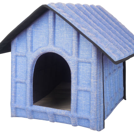 Pet Life ® 'Collapsi-Pad' Folding Lightweight Travel Pet House with inner Mat