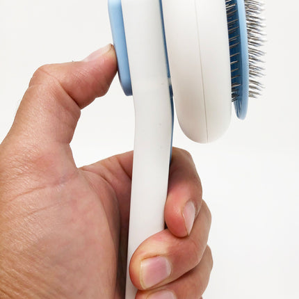 Pet Life ® 'Concepto' Modern Bristle Grooming Pet Deshedder Comb