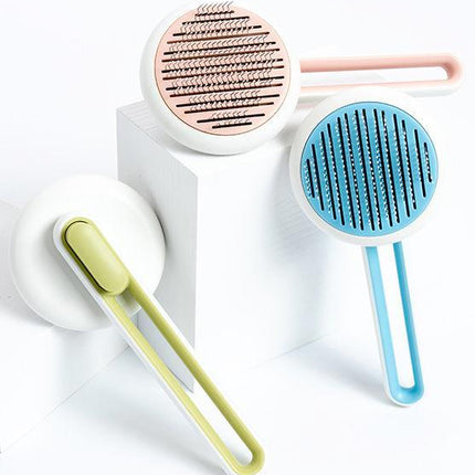 Pet Life ® 'Concepto' Modern Bristle Grooming Pet Deshedder Comb