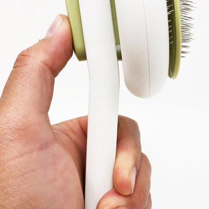 Pet Life ® 'Concepto' Modern Bristle Grooming Pet Deshedder Comb