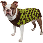 X-Small / Choco Brown And Neon Green