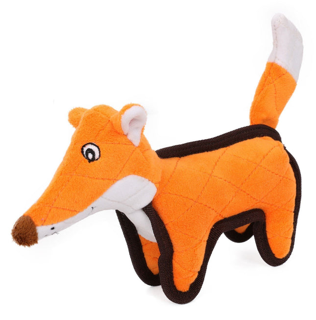 Pet Life ® 'Foxy-Tail' Animated Nylon Quilted Squeaker Plush Dog Toy