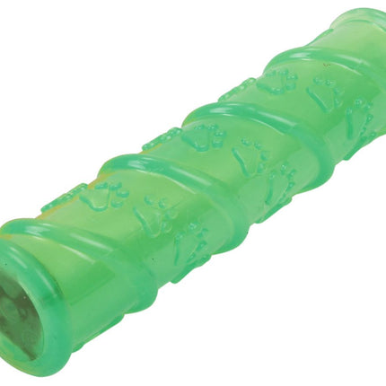 Pet Life ® 'Glow-Stick' TPR and LED Lighting Squeak and Chew Dog Toy