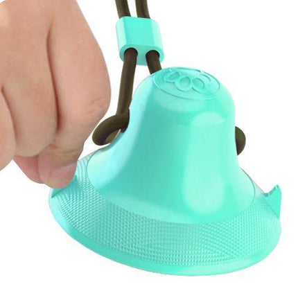 Pet Life ® 'Grip N' Play' Treat Dispensing Football Shaped Suction Cup Dog Toy