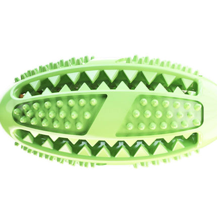 Pet Life ® 'Grip N' Play' Treat Dispensing Football Shaped Suction Cup Dog Toy