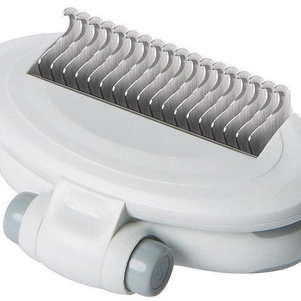 Pet Life ® 'Gyrater' Swivel Travel Grooming Dematting Pet Comb