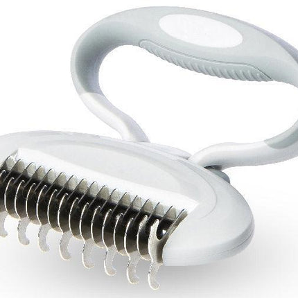Pet Life ® 'Gyrater' Swivel Travel Grooming Dematting Pet Comb
