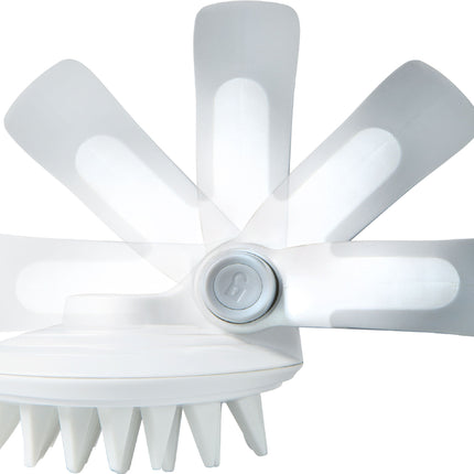 Pet Life ® 'Gyrater' Swivel Travel Silicone Massage Grooming Pet Brush