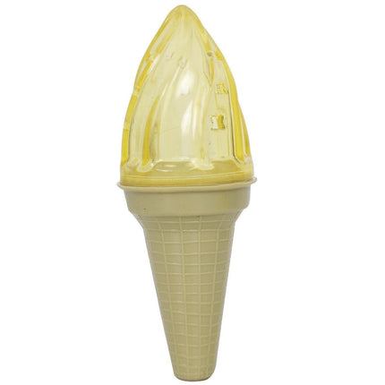 Pet Life ® 'Lick & Gnaw' Ice Cream Cone Freezable and Chewable Tossing Waterproof Floating Pet Dog Toy w/ Insertable Treat pocket