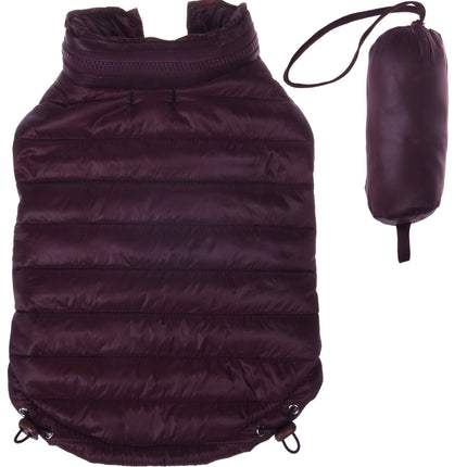 Pet Life ® Lightweight Adjustable and Collapsible 'Sporty Avalanche' Dog Coat w/ Pop-out Zippered Hood