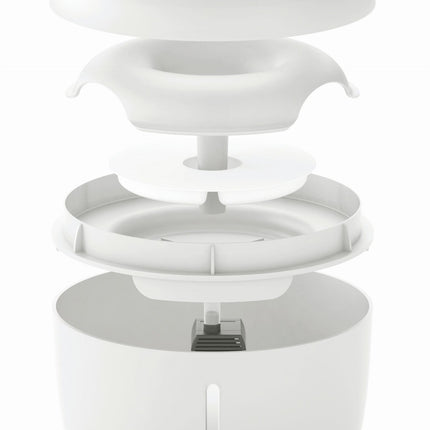 Pet Life ® 'Moda-Pure' Ultra-Quite Filtered Dog and Cat Fountain Waterer