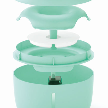 Pet Life ® 'Moda-Pure' Ultra-Quite Filtered Dog and Cat Fountain Waterer