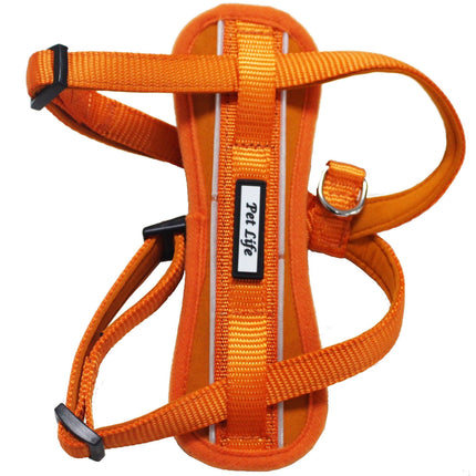 Pet Life ® 'Mountaineer' Chest Compressive Adjustable and Reflective Easy Pull Pet Dog Harness