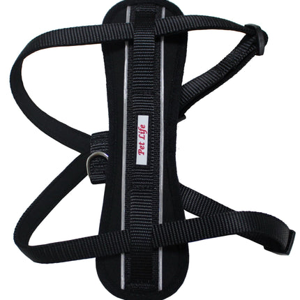 Pet Life ® 'Mountaineer' Chest Compressive Adjustable and Reflective Easy Pull Pet Dog Harness