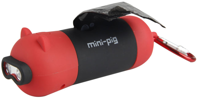Oink' LED Flashlight and Waste Bag Dispenser
