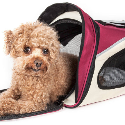 Pet Life ® 'Phenom-Air' Airline Approved Collapsible Fashion Designer Pet Dog Carrier