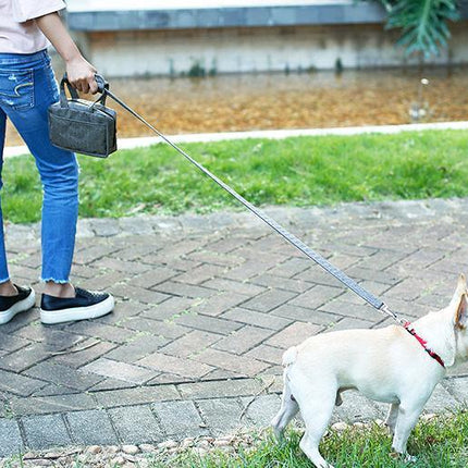 Pet Life ® 'Posh Walk' Purse Dog Leash, Accessory Holder and Waste Bag Dispenser