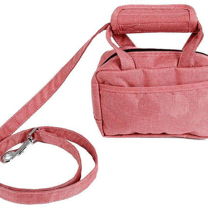 Pet Life ® 'Posh Walk' Purse Dog Leash, Accessory Holder and Waste Bag Dispenser