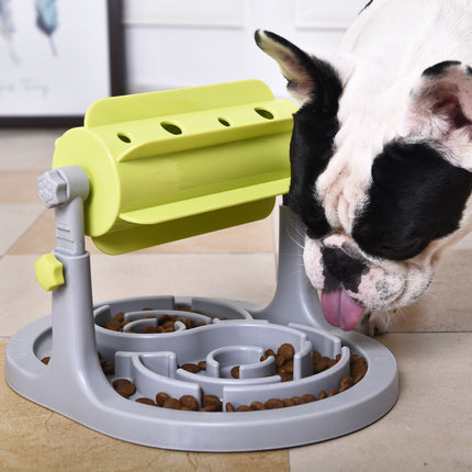 Pet Life ® 'Roto Paw' IQ Training Interactive Rotating Slow Dog Feeder