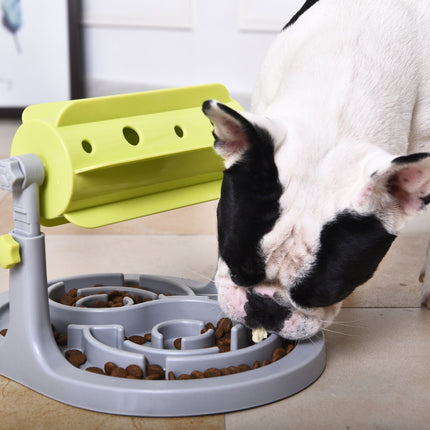 Pet Life ® 'Roto Paw' IQ Training Interactive Rotating Slow Dog Feeder