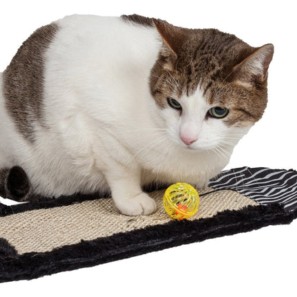 Pet Life ® 'Scrape-Away' Sisal and Jute Hanging Carpet Cat Scratcher Toy