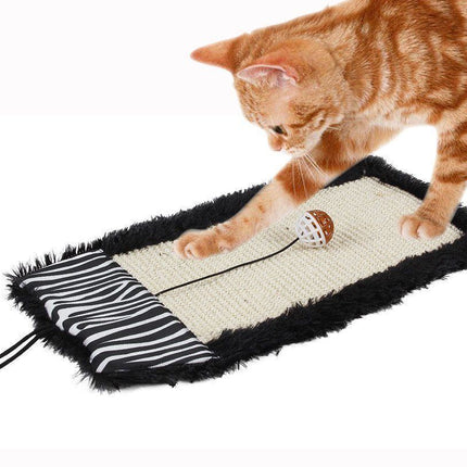 Pet Life ® 'Scrape-Away' Sisal and Jute Hanging Carpet Cat Scratcher Toy