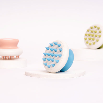 Pet Life ® 'Scwubba' Handheld Bathing Brushing and Massaging Soft Flexible Grooming Pet Comb