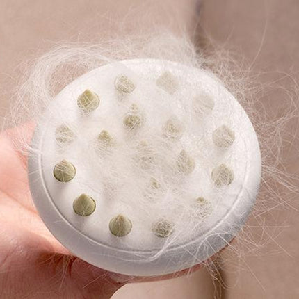 Pet Life ® 'Scwubba' Handheld Bathing Brushing and Massaging Soft Flexible Grooming Pet Comb