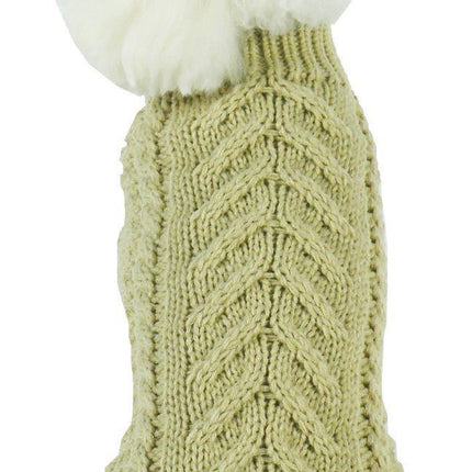 Pet Life ® 'Swivel-Swirl' Heavy Cable Knitted Fashion Designer Dog Sweater