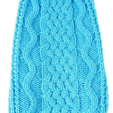 Pet Life ® 'Swivel-Swirl' Heavy Cable Knitted Fashion Designer Dog Sweater