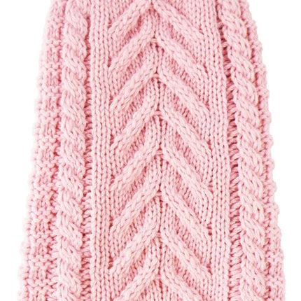 Pet Life ® 'Swivel-Swirl' Heavy Cable Knitted Fashion Designer Dog Sweater