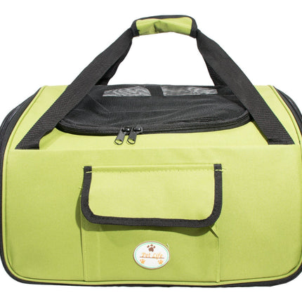 Pet Life ® 'Ultra-Lock' Collapsible Safety Travel Wire Folding Pet Dog Carseat Car Seat Carrier crate