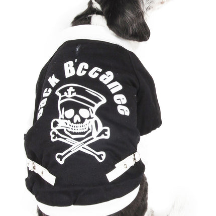 Pet Life ® 'Varsity-Barkcity' Buckled Collared Dog Coat Jacket