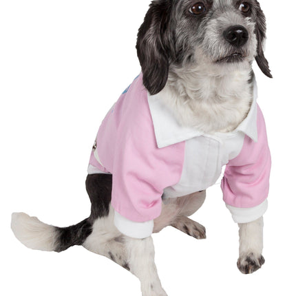 Pet Life ® 'Varsity-Barkcity' Buckled Collared Dog Coat Jacket